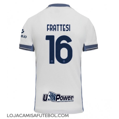 Camisa de Futebol Inter Milan Davide Frattesi #16 Equipamento Secundário 2024-25 Manga Curta